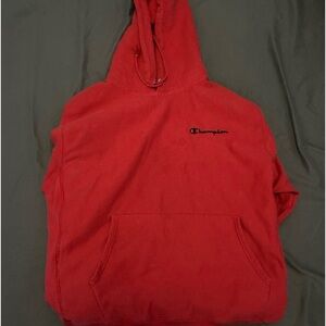 red champion hoodie